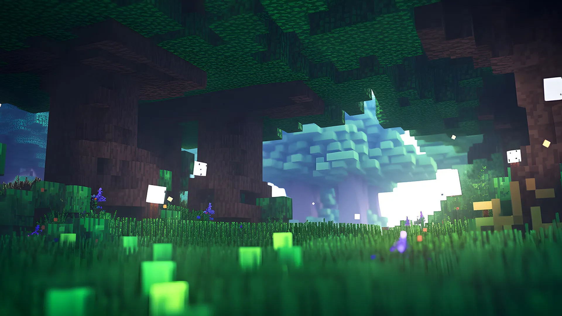 Minecraft landscape